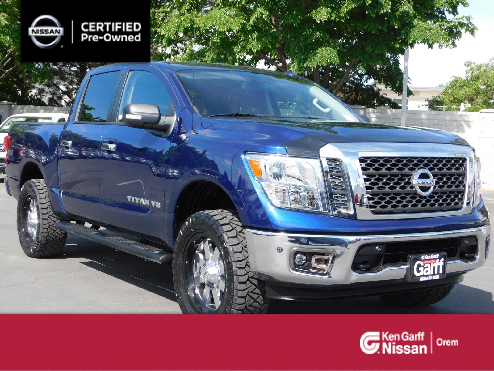 Certified Pre Owned 2018 Nissan Titan Sv Crew Cab Pickup In Orem 2n80305a Ken Garff Nissan Of 0424